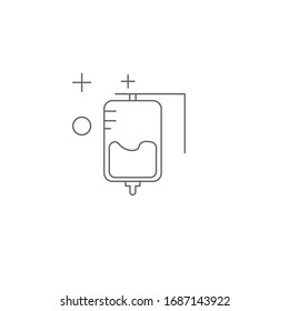 diseño simple de plantillas de icono de perfusión