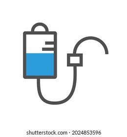 simple infusion icon vector illustration