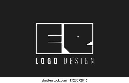simple initial EQ letter logo design idea
