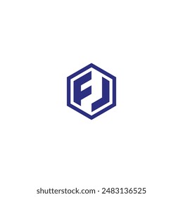 Simple initial letter FL logo concept design template. Vector illustration
