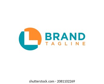 Logotipo de letra inicial simple L. Estilo lineal monograma aislado en fondo blanco. Usable para logotipos de empresas y marcas. Elemento de plantilla de diseño de logotipo de vectores planos.