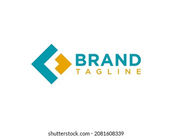Simple Initial Letter L Logo. Monogram Linear Style isolated on White  Background. Usable for Business and Branding Logos. Flat Vector Logo Design Template Element.