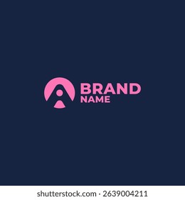 Simple Initial Letter A logo icon design template elements vector usable for Business and Branding Logos.
