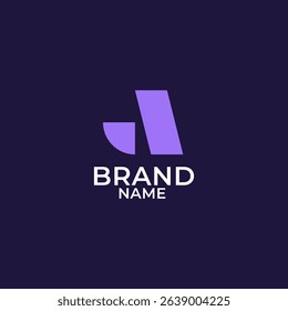 Simple Initial Letter A logo icon design template elements vector usable for Business and Branding Logos.