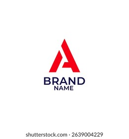 Simple Initial Letter A logo icon design template elements vector usable for Business and Branding Logos.
