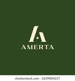 Simple Initial Letter A logo icon design template elements vector usable for Business and Branding Logos.