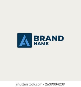 Simple Initial Letter A logo icon design template elements vector usable for Business and Branding Logos.