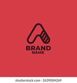 Simple Initial Letter A logo icon design template elements vector usable for Business and Branding Logos.