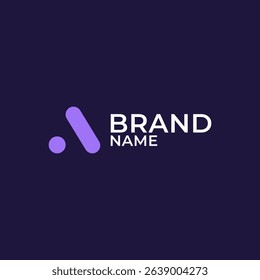 Simple Initial Letter A logo icon design template elements vector usable for Business and Branding Logos.