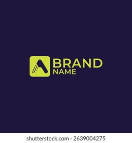 Simple Initial Letter A logo icon design template elements vector usable for Business and Branding Logos.