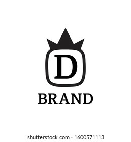 Simple initial letter logo template for brand name or business name.