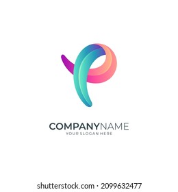 Initial letter P logo design with swoosh sign logotype based alphabet  business logo 17770961 Vector Art at Vecteezy