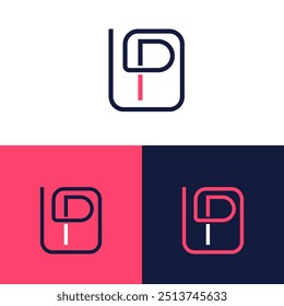 Simple Initial Letter P Logo. Usable for Business and Branding Logos. Flat Vector Logo Design Template Element.