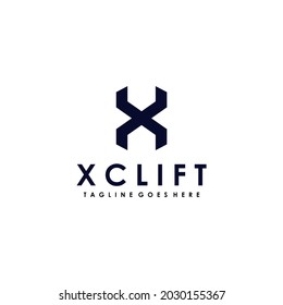 Simple Initial Letter X Logo Design