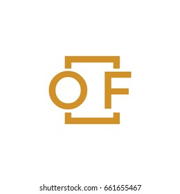 Simple OF initial Logo designs template vector illustration