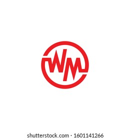 Simple Initial Logo WM Circle