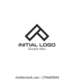 logotipo inicial simple para su marca o empresa