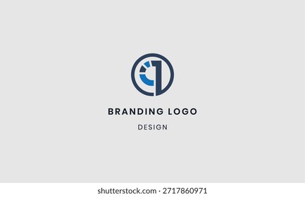 Vector inicial simple del logotipo de la letra Q