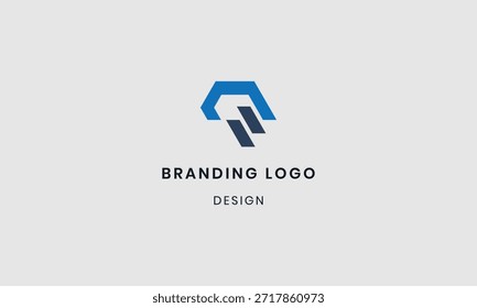 Vector inicial simple del logotipo de la letra Q