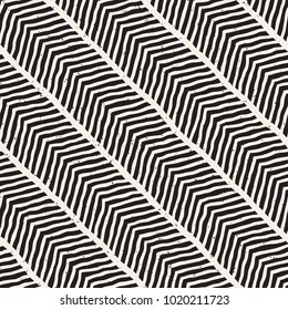 Simple ink geometric pattern. Monochrome black and white strokes background. Hand drawn ink brushed texture for your design