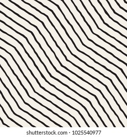Simple ink geometric pattern. Monochrome black and white strokes background. Hand drawn ink brushed texture for your design
