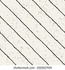 Simple ink geometric pattern. Monochrome black and white strokes background. Hand drawn ink texture for your design
