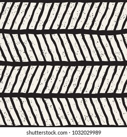 Simple ink geometric pattern. Monochrome black and white strokes background. Hand drawn ink texture for your design