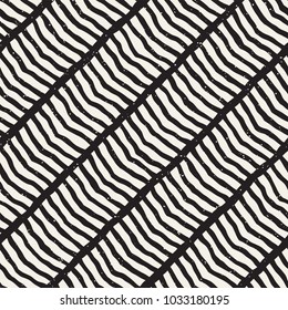 Simple ink geometric pattern. Monochrome black and white strokes background. Hand drawn ink texture for your design