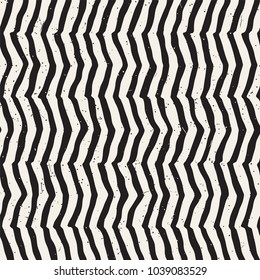 Simple ink geometric pattern. Monochrome black and white strokes background. Hand drawn ink texture for your design