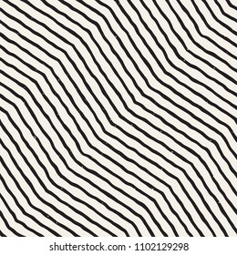 Simple ink geometric pattern. Monochrome black and white strokes background. Hand drawn ink brushed texture for your design