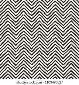 Simple ink geometric pattern. Monochrome black and white strokes background. Hand drawn ink brushed texture for your design
