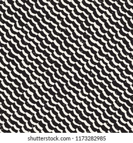 Simple ink geometric pattern. Monochrome black and white strokes background. Hand drawn ink brushed texture for your design
