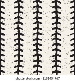 Simple ink geometric pattern. Monochrome black and white strokes background. Hand drawn ink brushed texture for your design