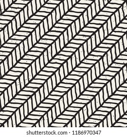 Simple ink geometric pattern. Monochrome black and white strokes background. Hand drawn ink brushed texture for your design