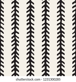 Simple ink geometric pattern. Monochrome black and white strokes background. Hand drawn ink brushed texture for your design