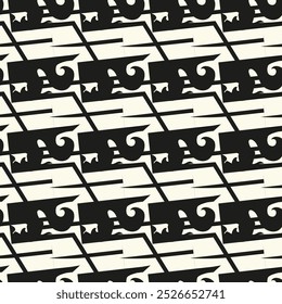 Padrão geométrico de tinta simples. Plano de fundo de traçados preto e branco monocromáticos. Textura escovada de tinta desenhada à mão para o seu design