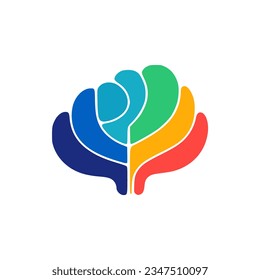simple innovative creative colorful logo vector illustration template design