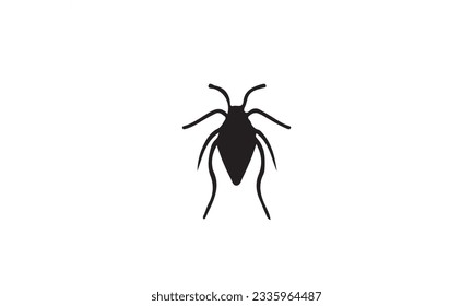 simple insect line black icons. Outline stroke object. Linear signs pack on white background