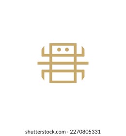 simple insect logo easy catchy logo