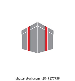 simple inspiration gift box vector 