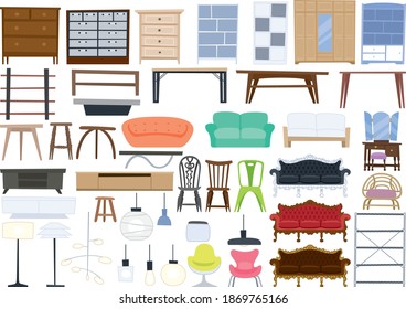 Simple Interior furniture item set