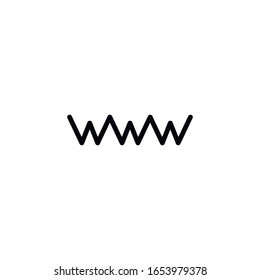 Einfaches Symbol für die Internetverbindung. Piktogramm anheben. Vektorillustration einzeln auf weißem Hintergrund. Qualitätszeichen von Premium. Vektorillustration-Zeichen für mobile App und Webseiten.