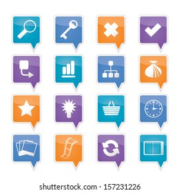 Simple Internet and Web Site Icons - Vector Icon Set