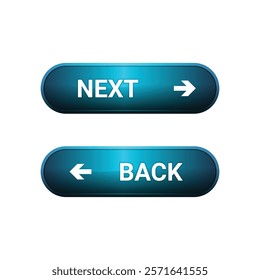 Simple and Intuitive Navigation Buttons – Editable Previous and Next Vectors for Designers