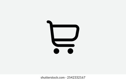 Simple and intuitive shopping-cart interface icon, perfect for e-commerce sites, apps, and online stores. Enhance user experience with this clean, responsive design that makes online shopping seamless