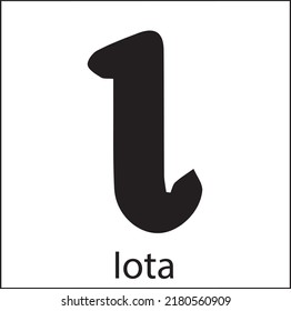 Simple iota. The Greek alphabet has been used to write the Greek language since the late 9th or early 8th century BCE.