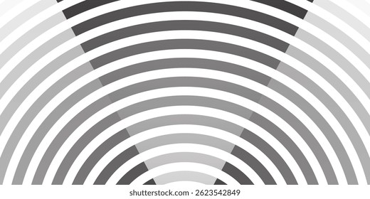 simple irregular gradient line circular pattern design.