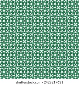 Simple Islamic pattern in green design