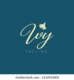 Einfache Vorlage für das Design von Logos vom Typ Ivvy