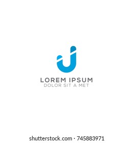 Simple J letter mark logo design